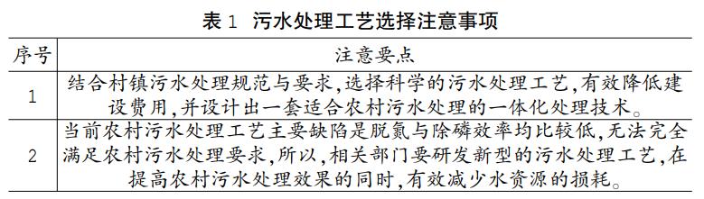常规污水处理工艺